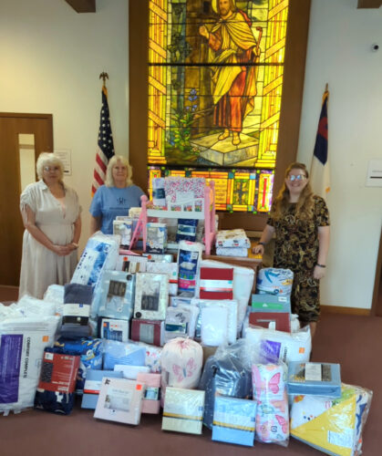 Pathway to Christ Church donates  to Sleep in Heavenly Peace